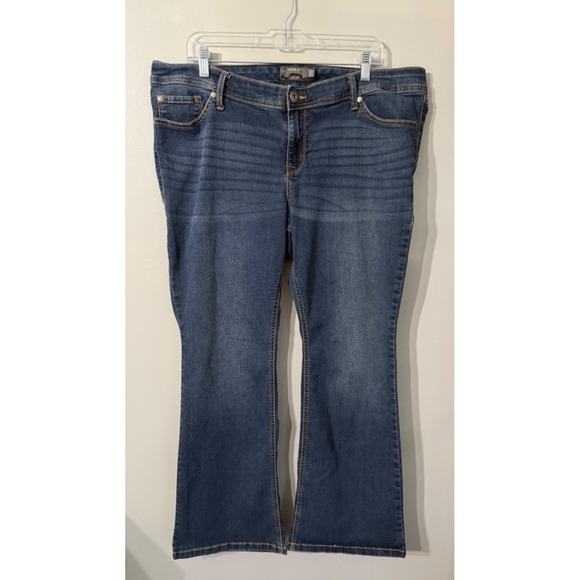 torrid Denim - Torrid‎ Jeans Luxe Slim Boot Super Stretch Womans 18R Dark Wash High Rise